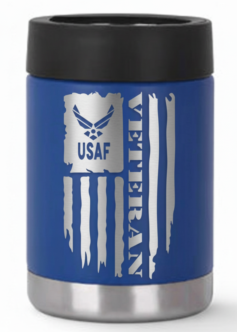 12oz Veteran Can Cooler