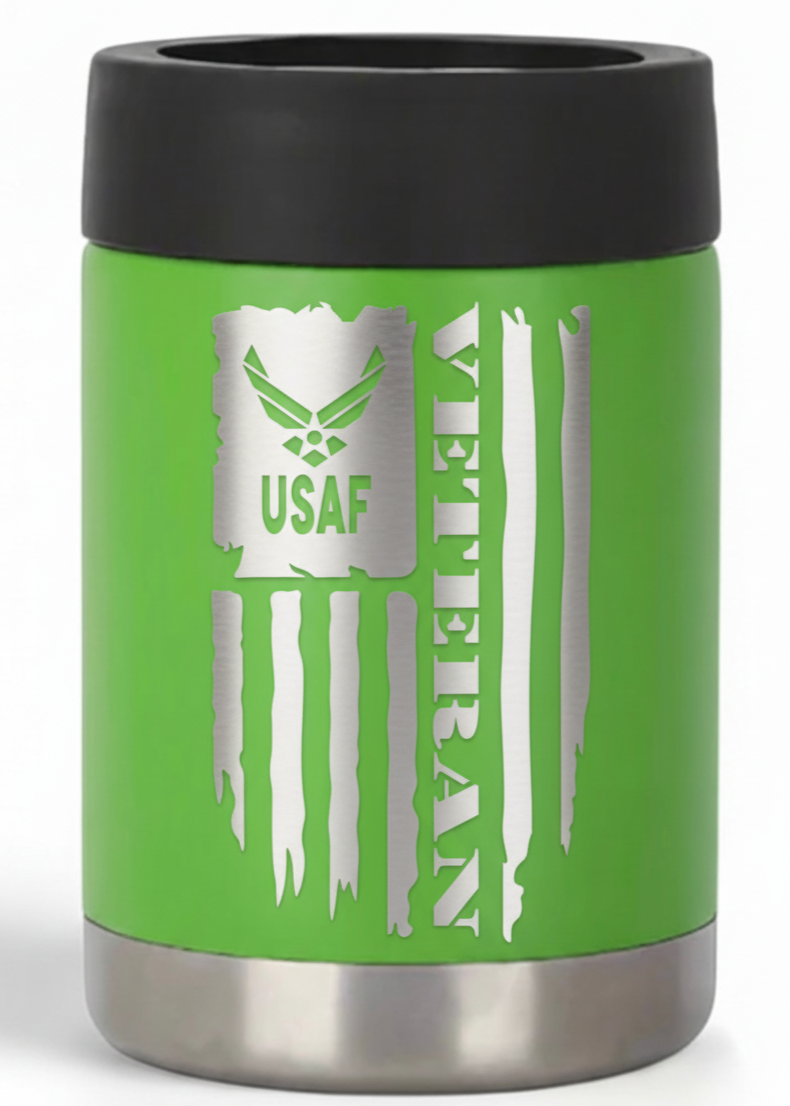12oz Veteran Can Cooler