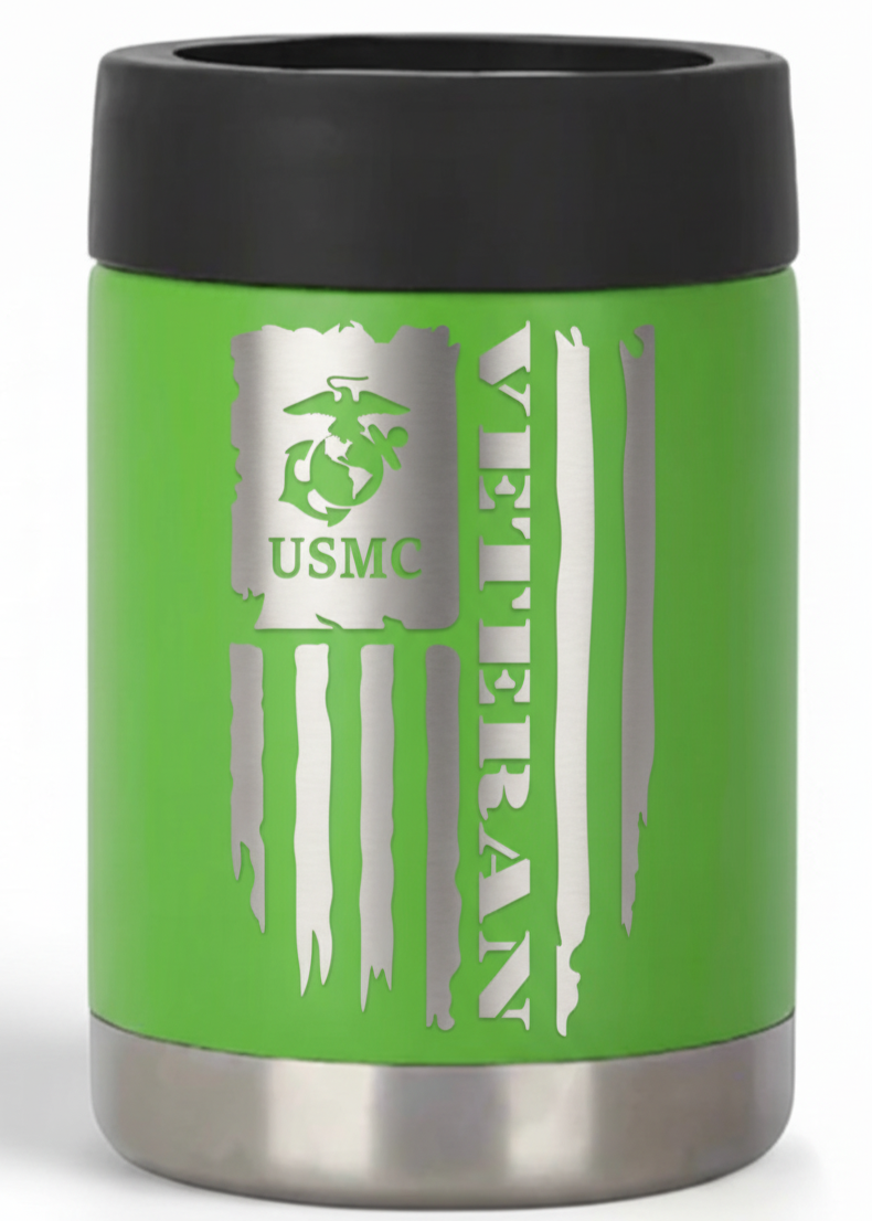 12oz Veteran Can Cooler