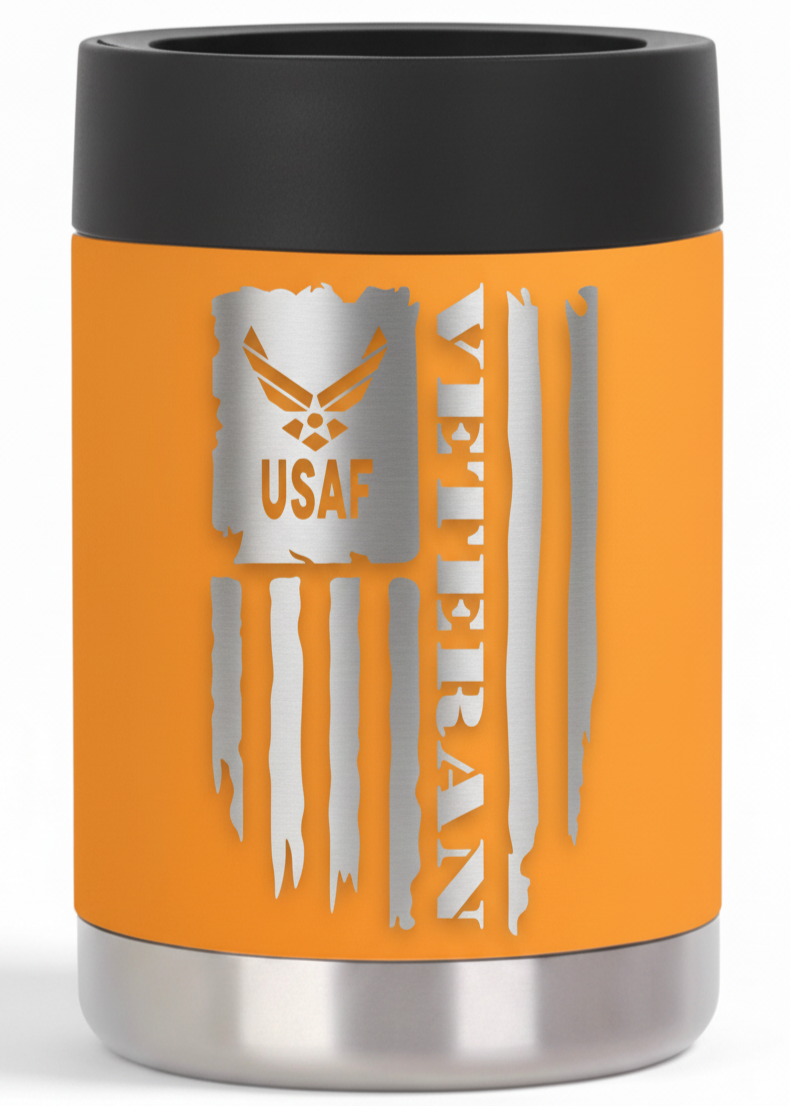 12oz Veteran Can Cooler