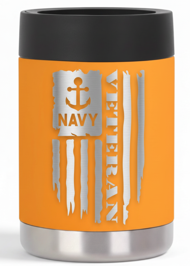 12oz Veteran Can Cooler