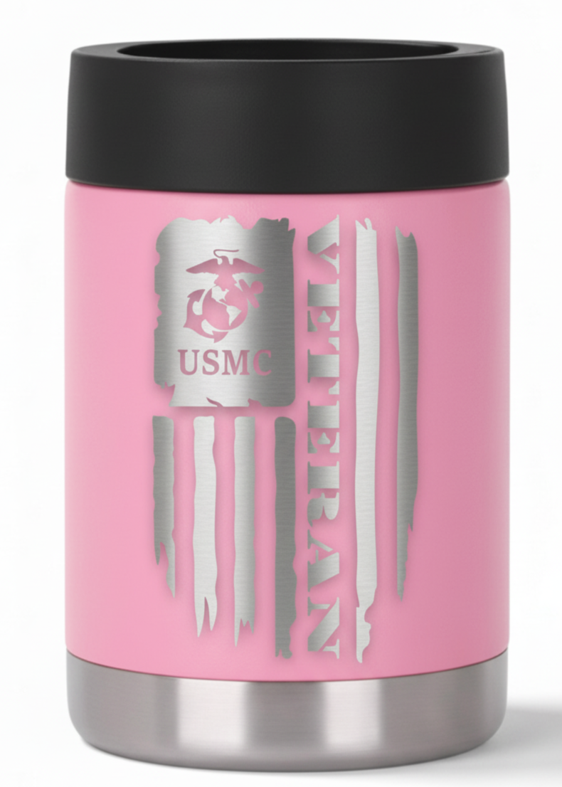 12oz Veteran Can Cooler