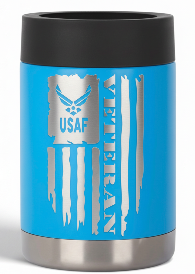 12oz Veteran Can Cooler