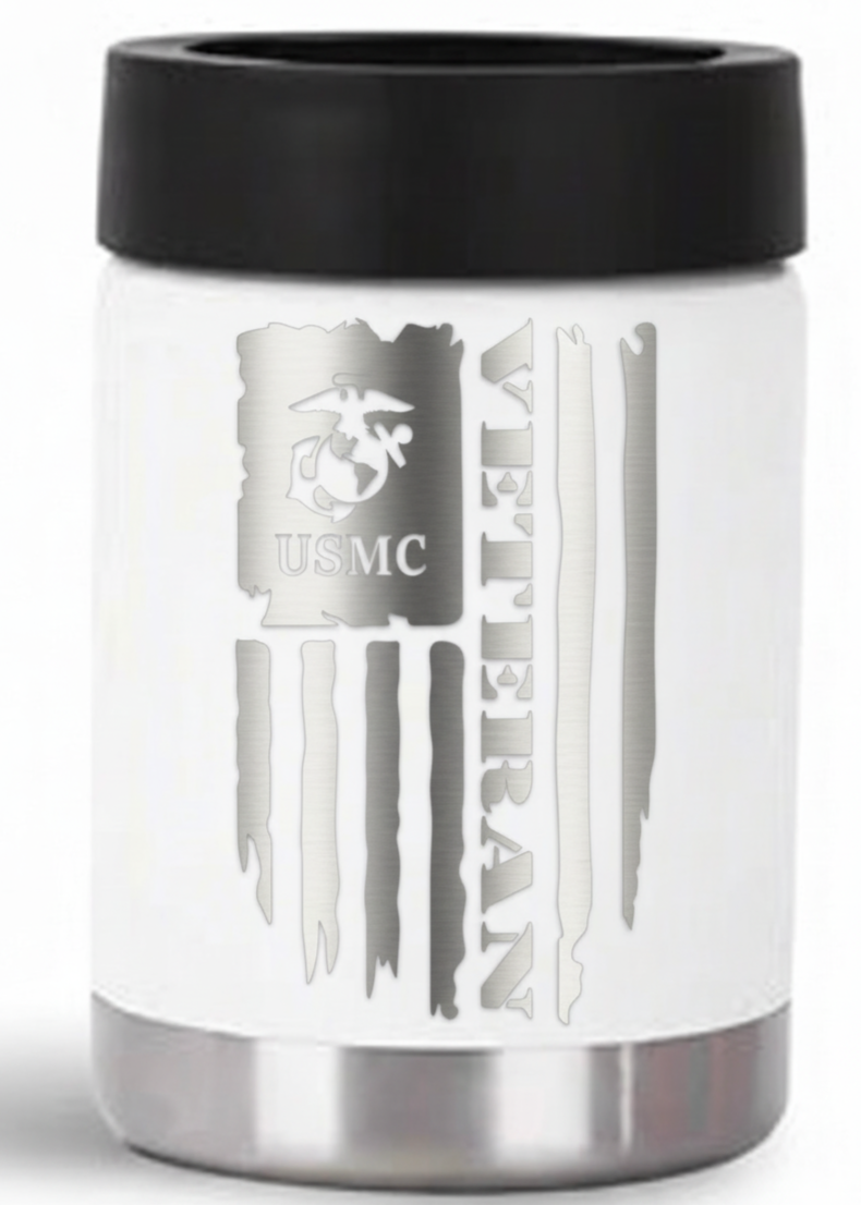 12oz Veteran Can Cooler