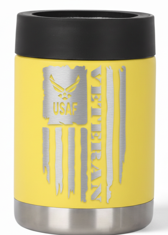 12oz Veteran Can Cooler