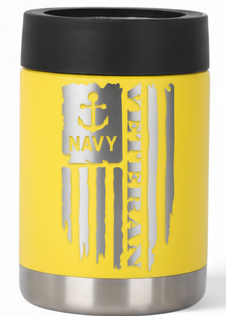 12oz Veteran Can Cooler