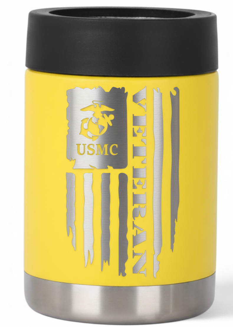 12oz Veteran Can Cooler