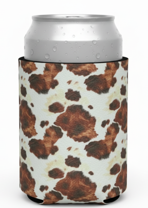 Personalized Leather Can Cooler