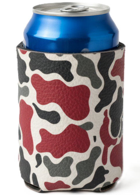 Personalized Leather Can Cooler