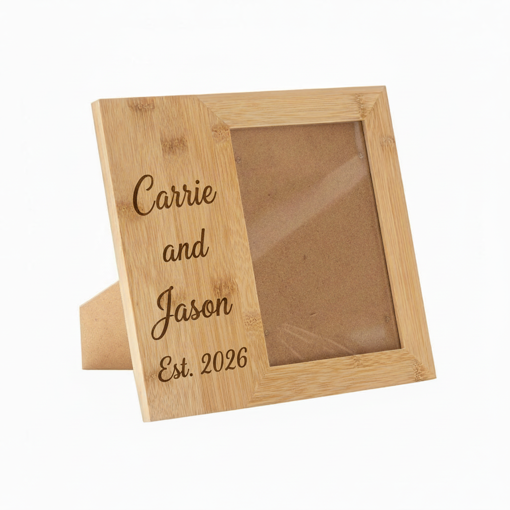 Customizable Bamboo Picture Frame