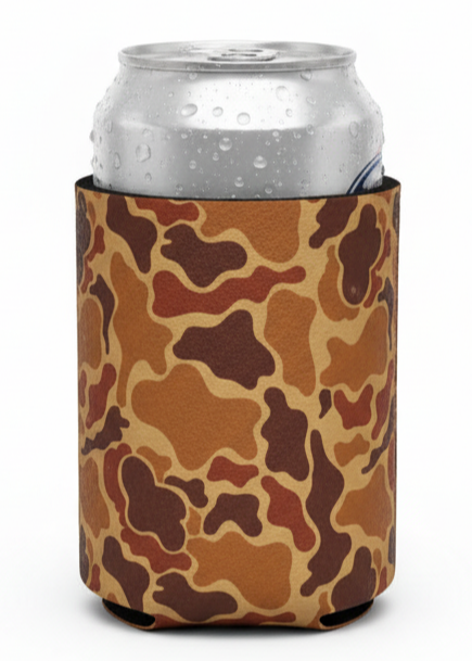 Personalized Leather Can Cooler