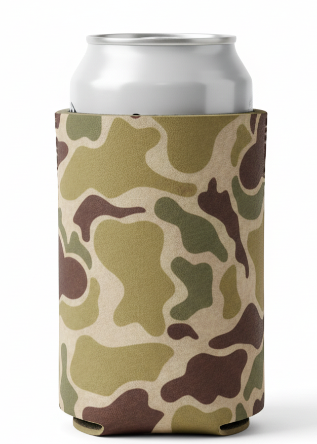 Personalized Leather Can Cooler