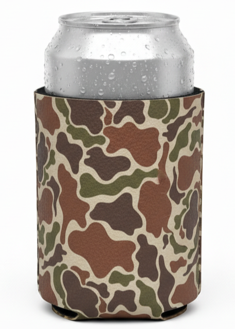 Personalized Leather Can Cooler