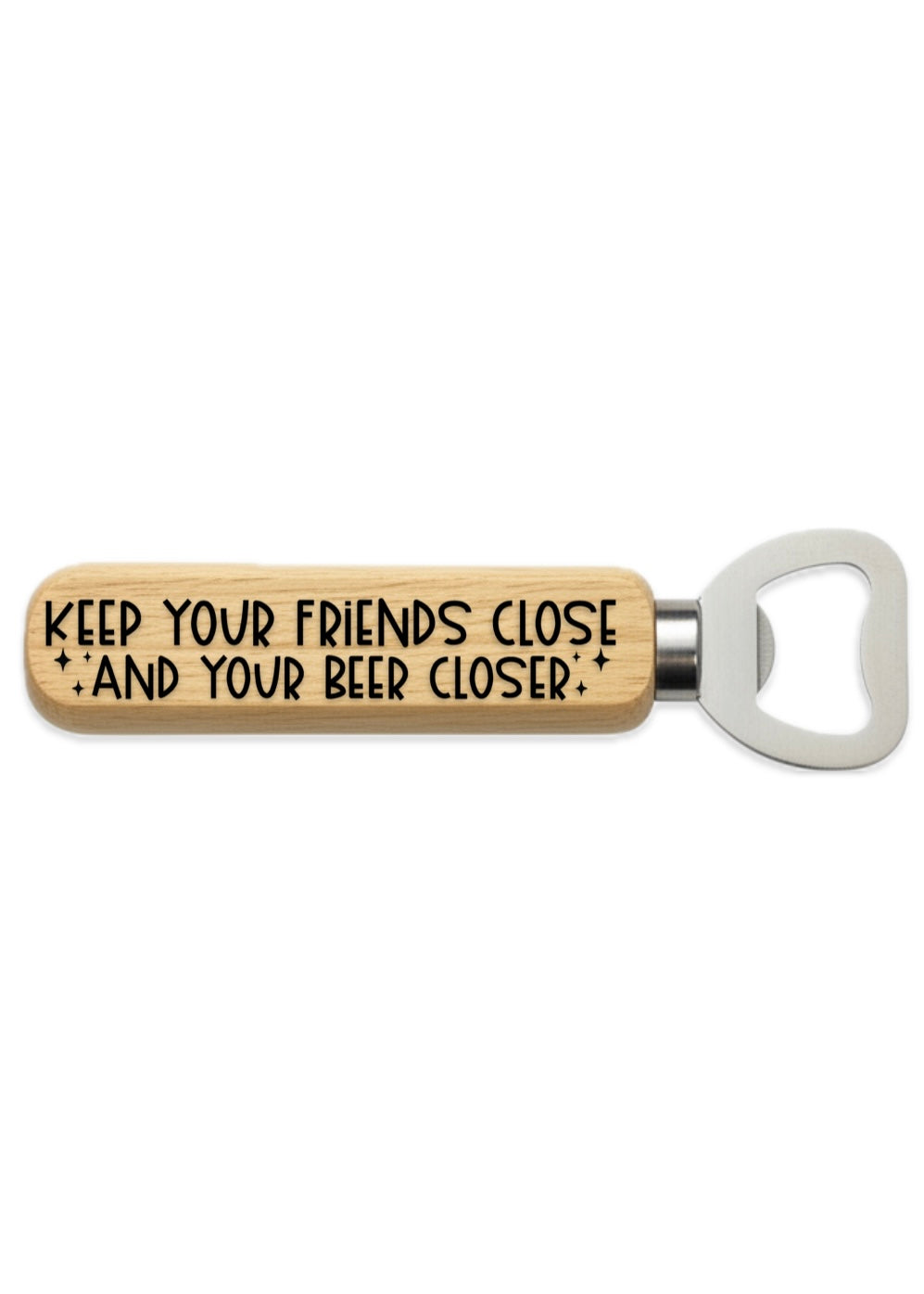 Wooden Handled Bottle Opener