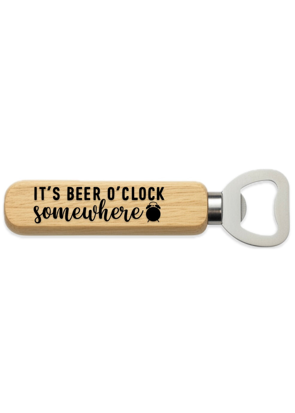 Wooden Handled Bottle Opener