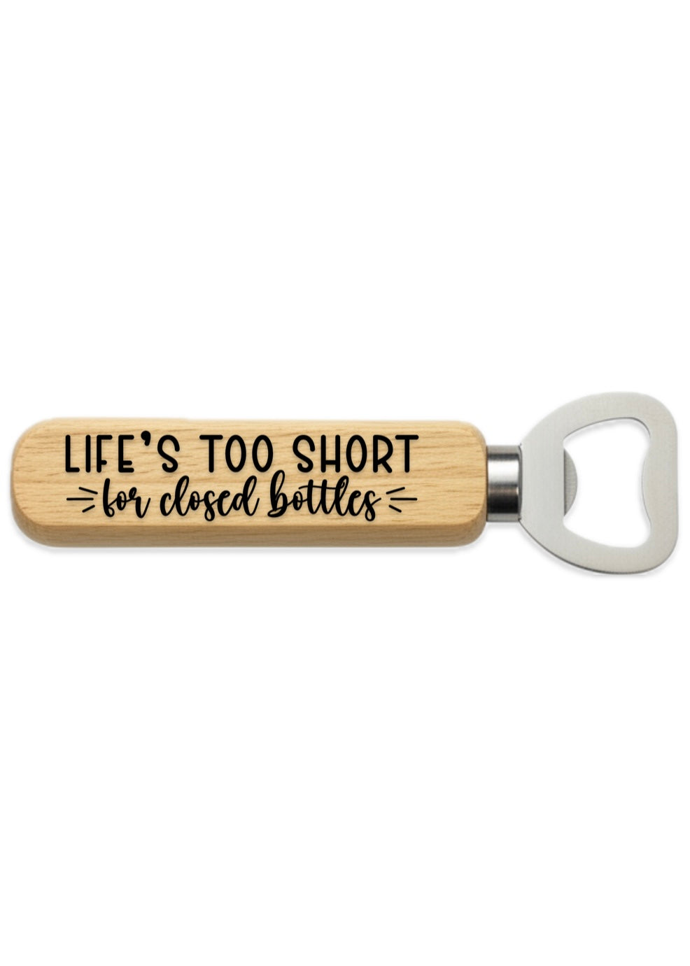 Wooden Handled Bottle Opener