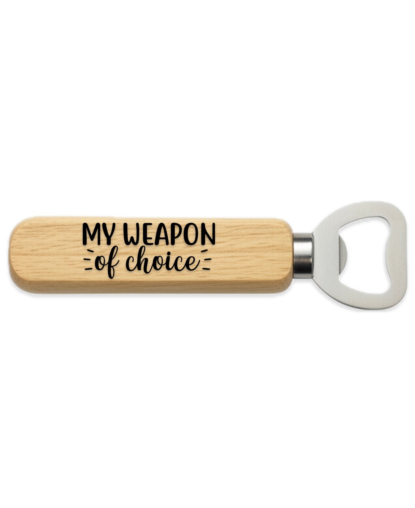 Wooden Handled Bottle Opener