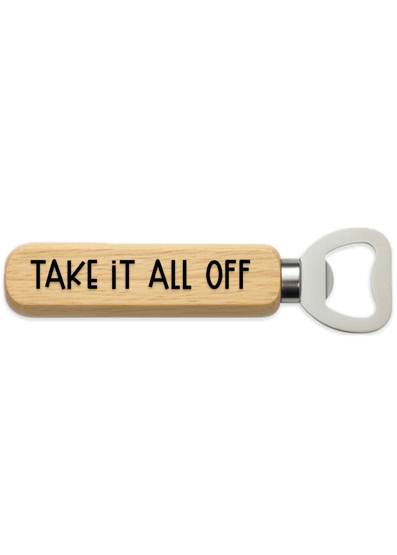 Wooden Handled Bottle Opener