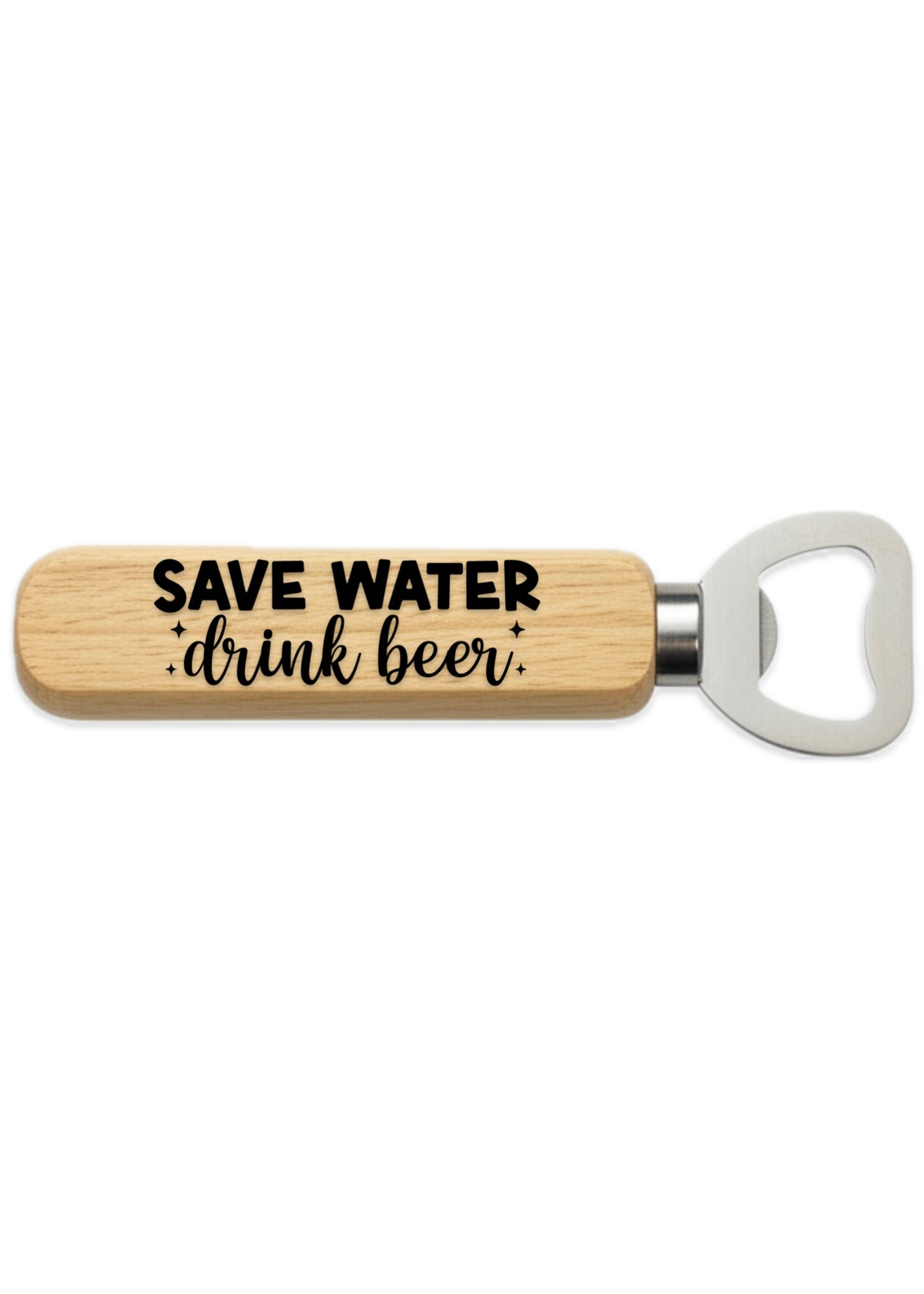 Wooden Handled Bottle Opener