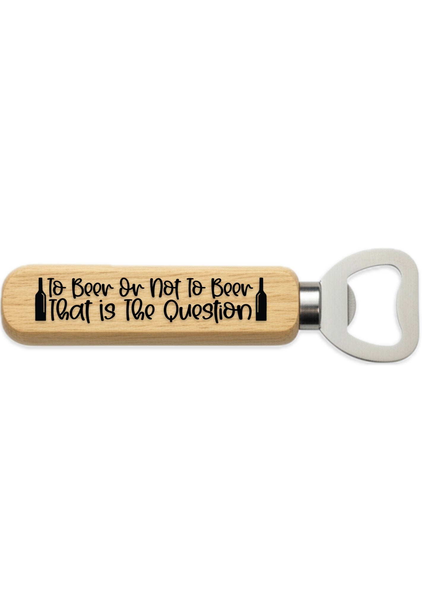 Wooden Handled Bottle Opener