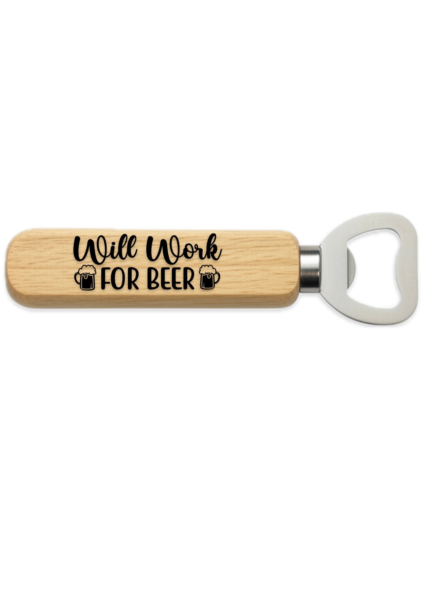 Wooden Handled Bottle Opener