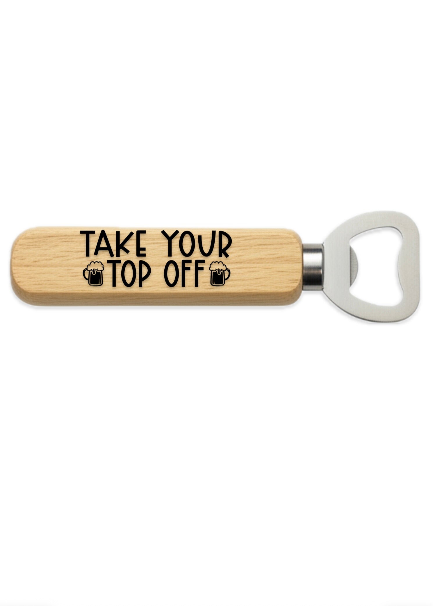 Wooden Handled Bottle Opener