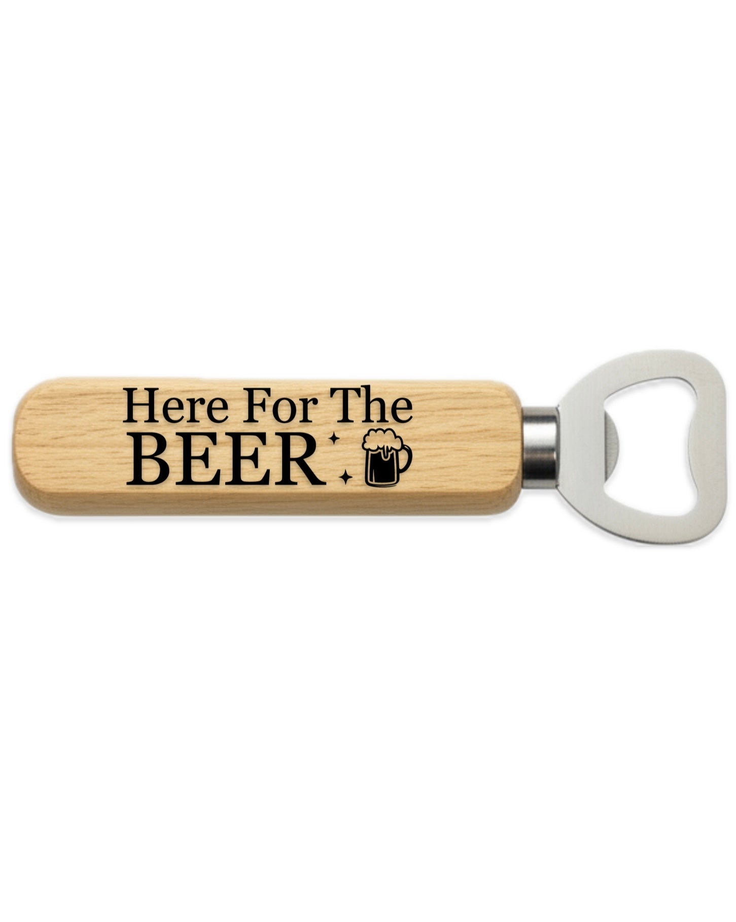 Wooden Handled Bottle Opener