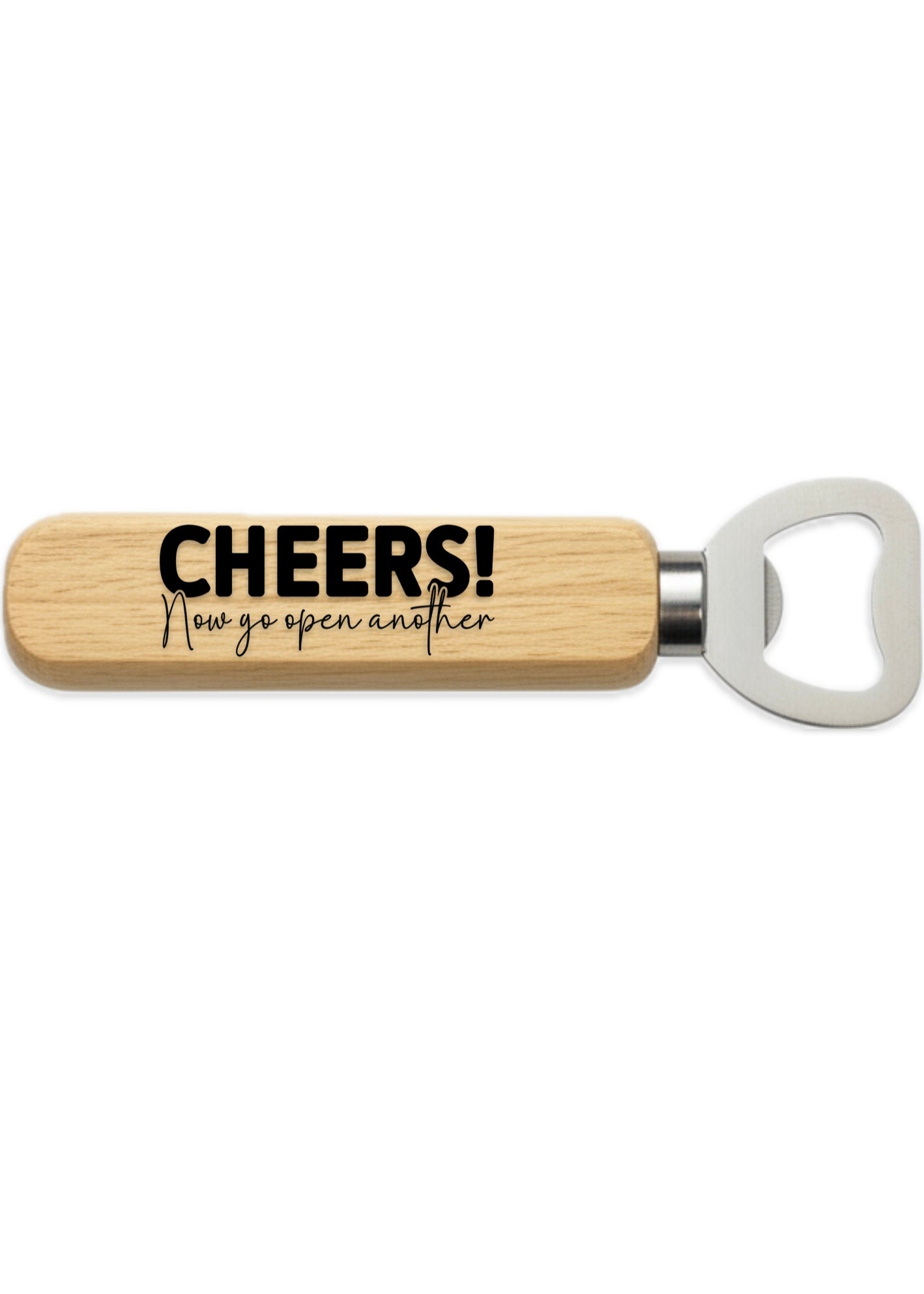 Wooden Handled Bottle Opener