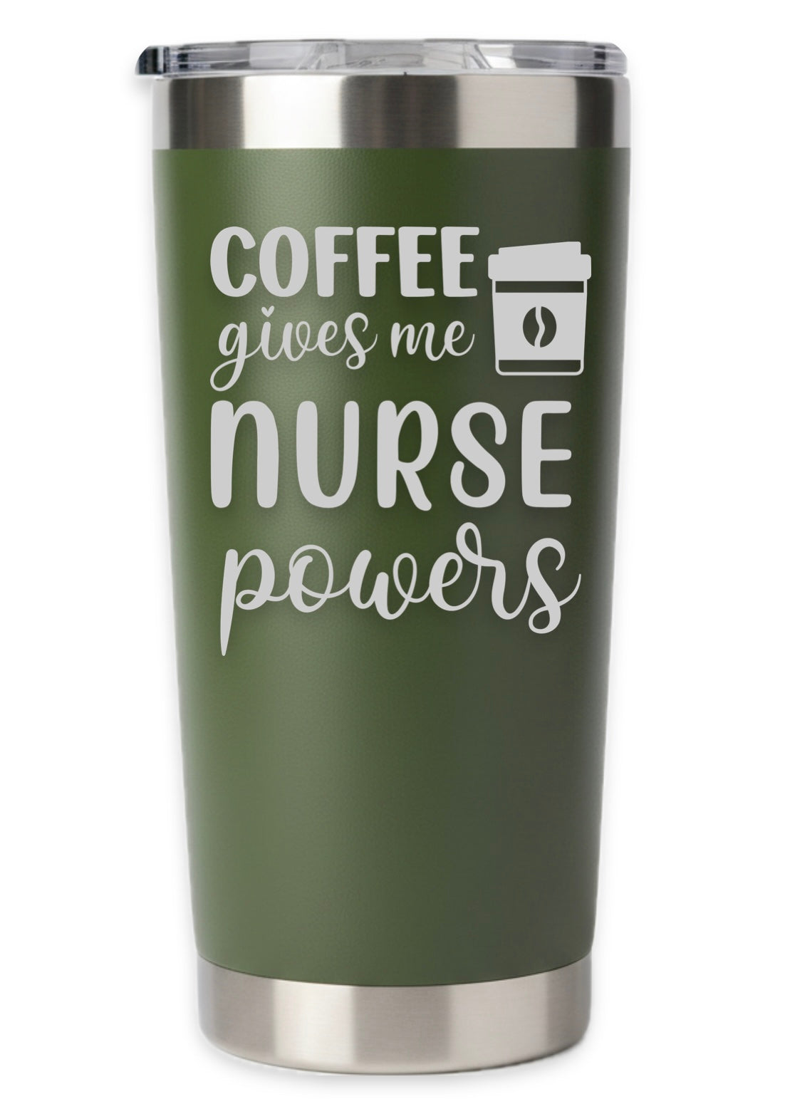 Coffee Gives Me Nurse Powers Tumbler