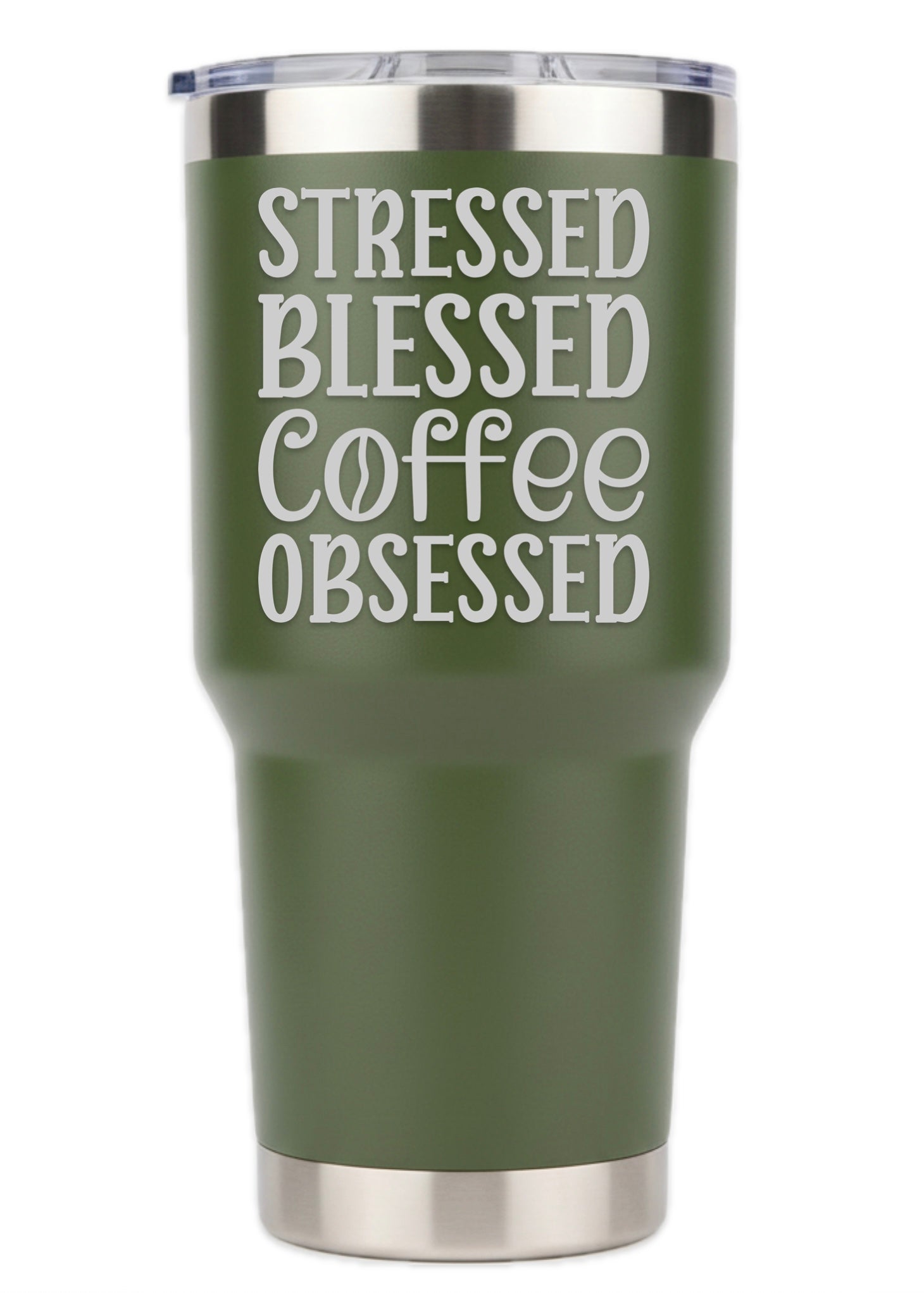 Stressed Blessed Coffee Obsessed Tumbler