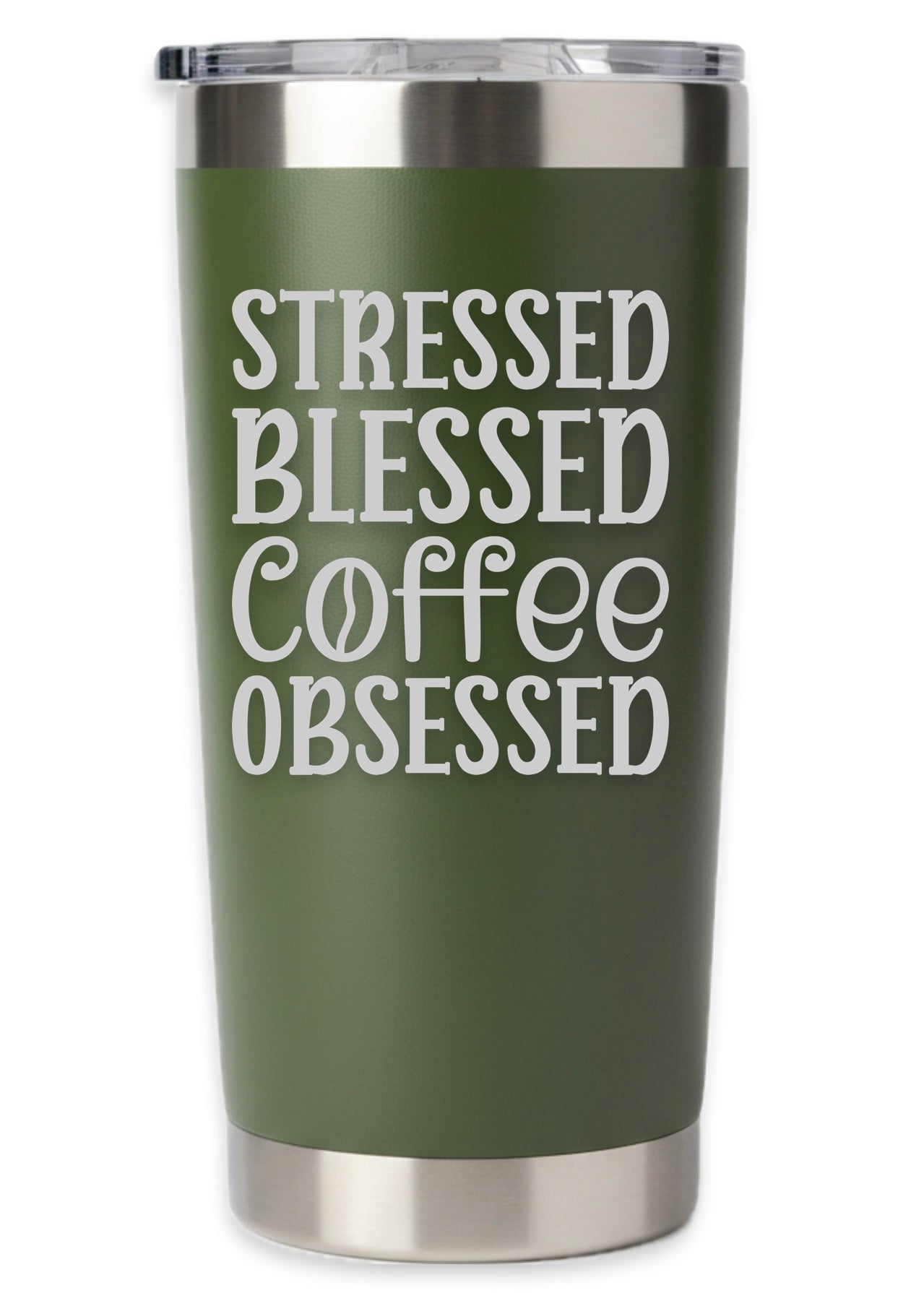 Stressed Blessed Coffee Obsessed Tumbler
