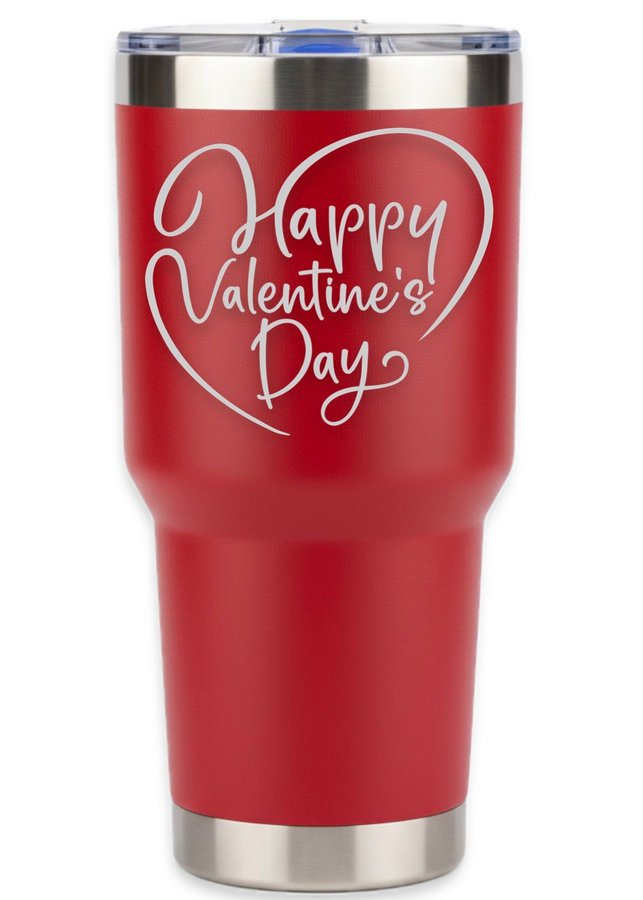 Elegant Heart Happy Valentines Day Tumbler