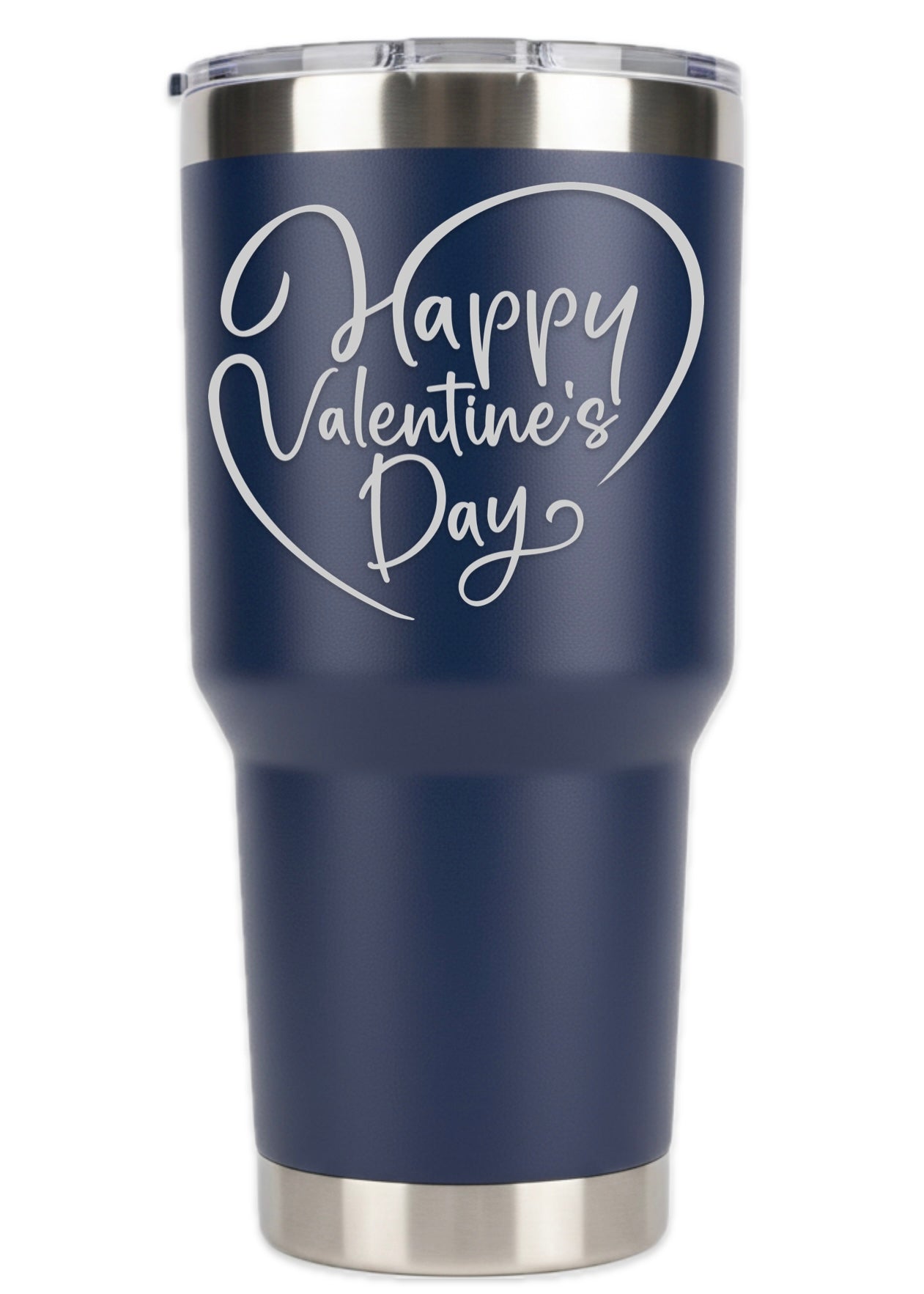Elegant Heart Happy Valentines Day Tumbler