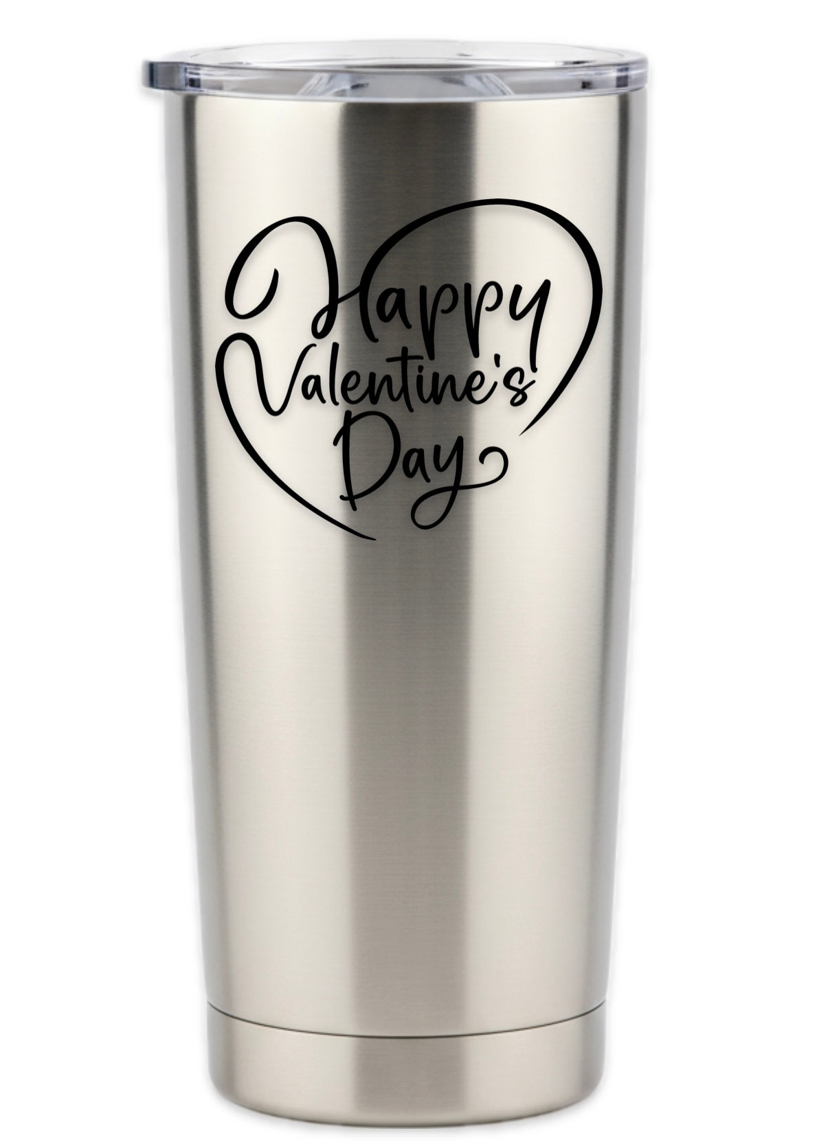 Elegant Heart Happy Valentines Day Tumbler