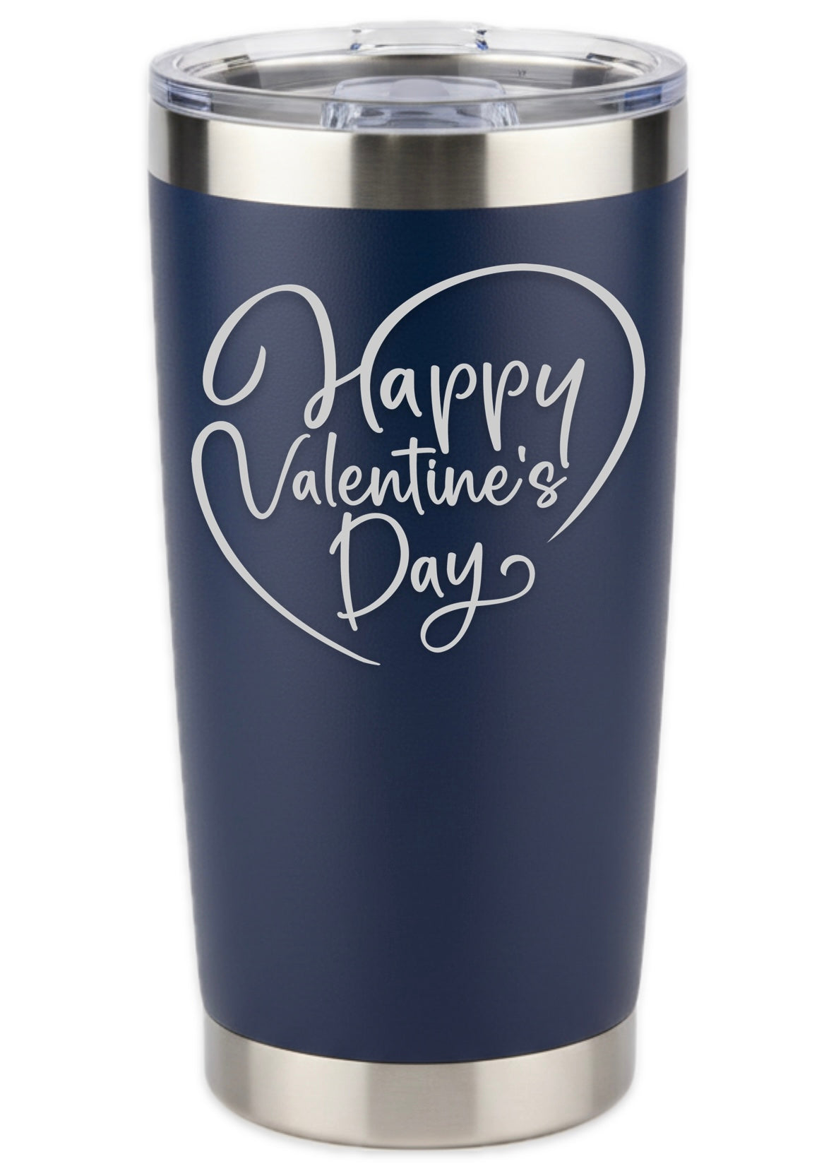 Elegant Heart Happy Valentines Day Tumbler