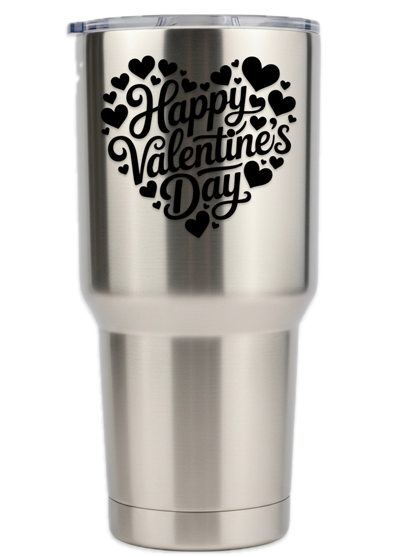 Happy Valentines Day Hearts Tumbler