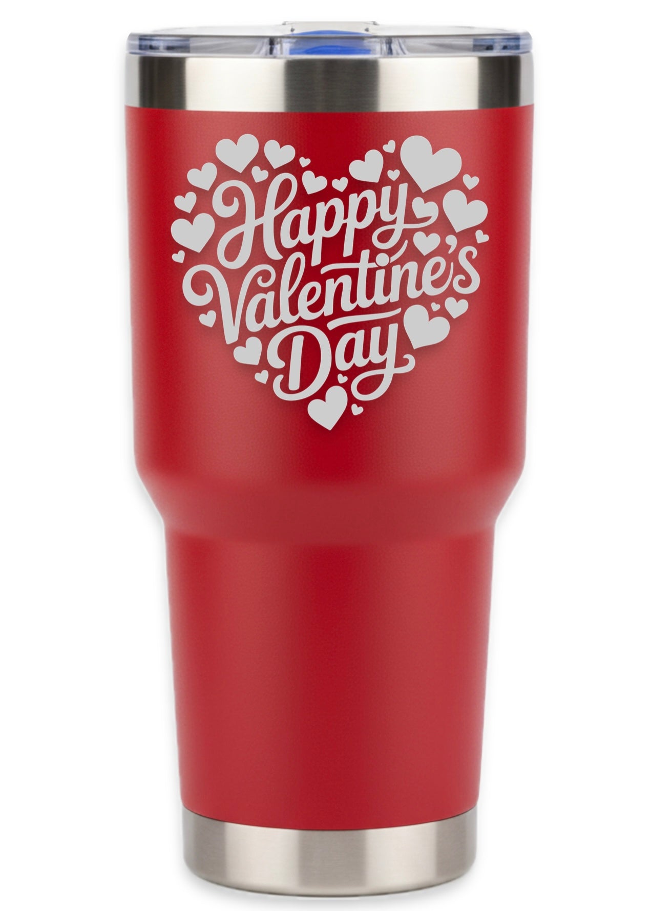 Happy Valentines Day Hearts Tumbler