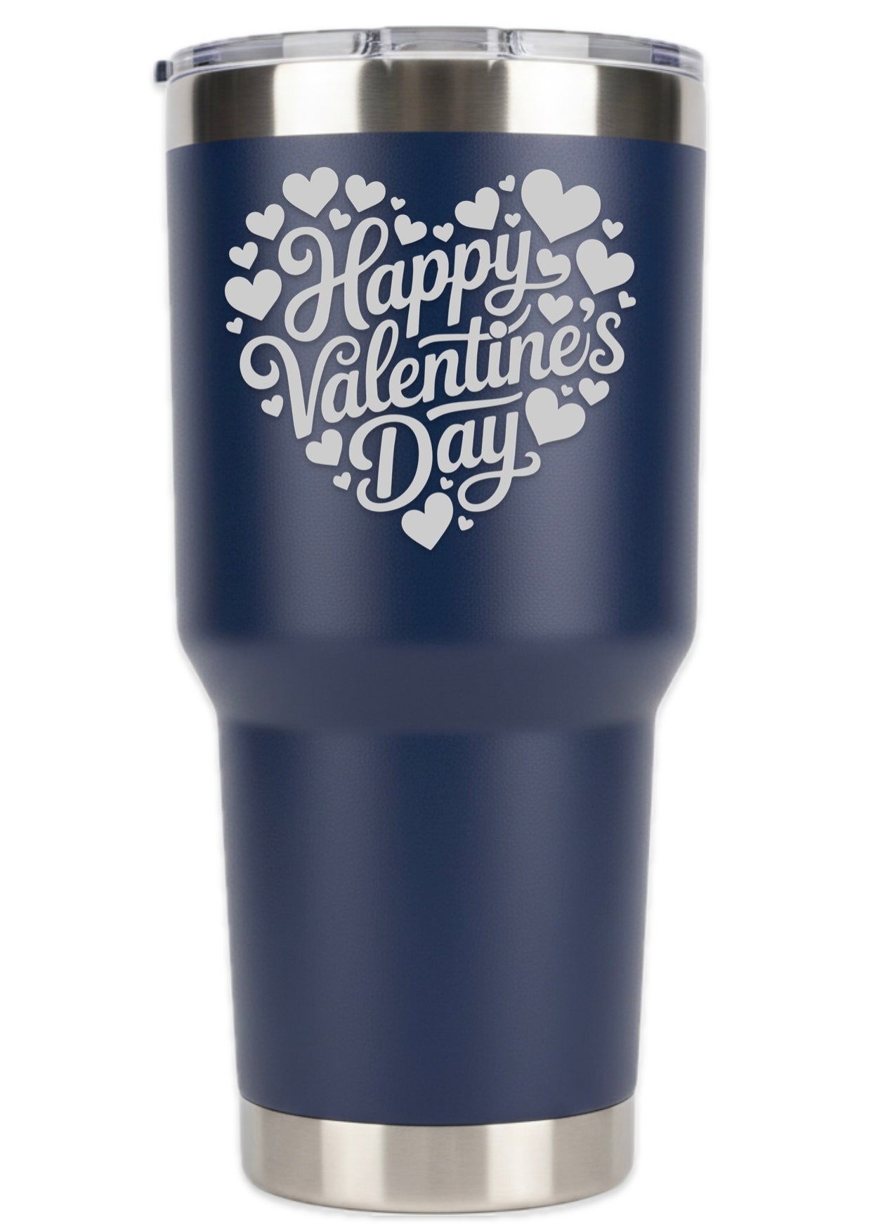 Happy Valentines Day Hearts Tumbler