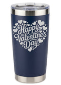 Happy Valentines Day Hearts Tumbler