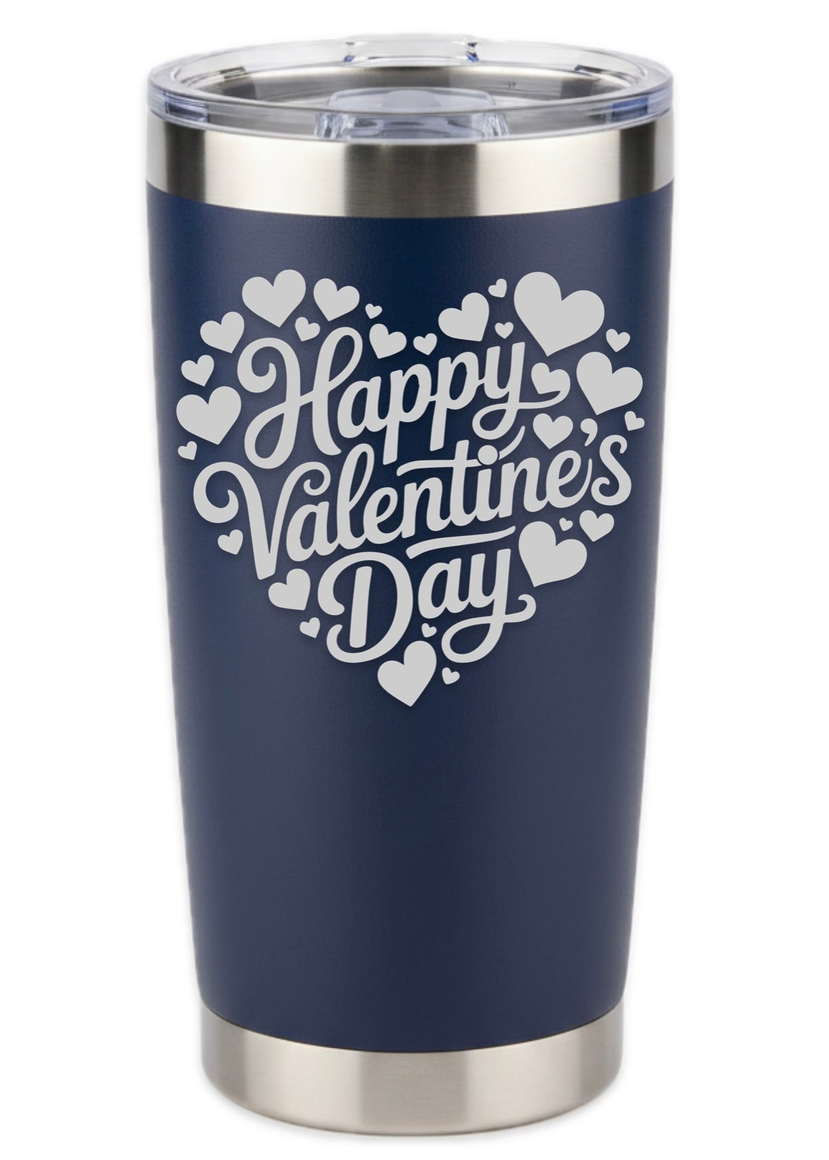 Happy Valentines Day Hearts Tumbler