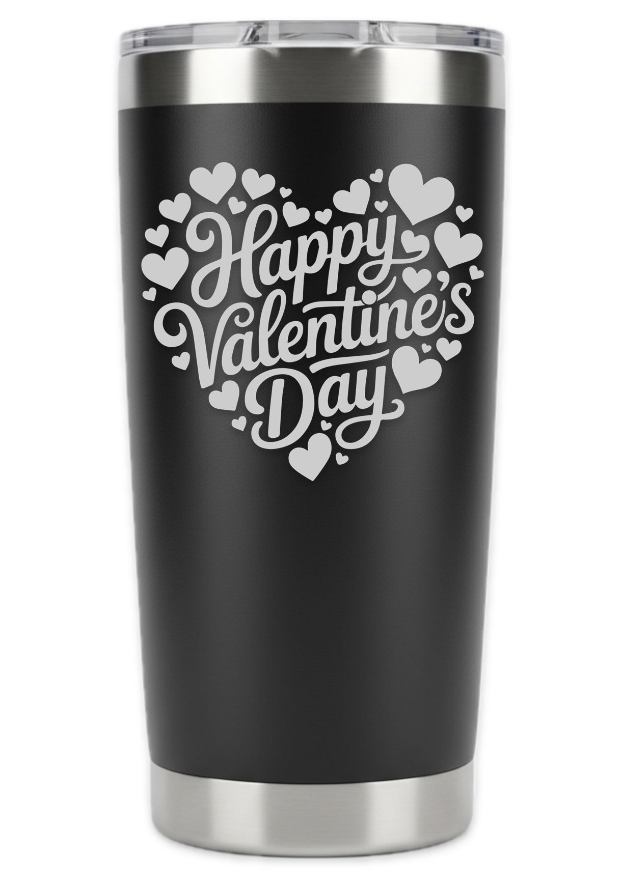 Happy Valentines Day Hearts Tumbler