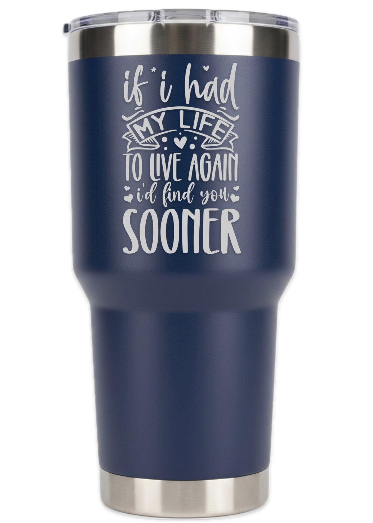 If I Had To Live My Life Again I'd Find You Sooner Tumbler