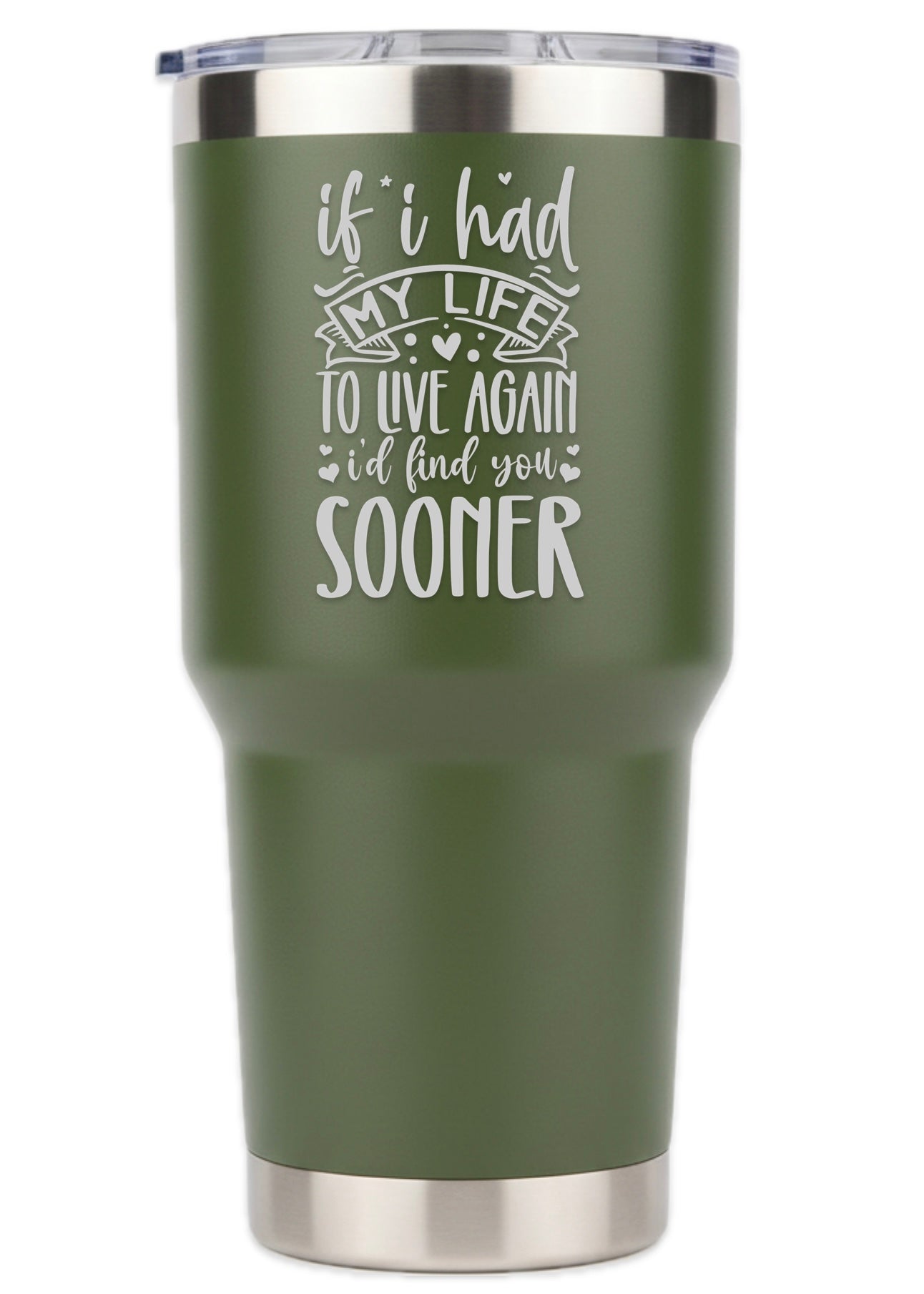 If I Had To Live My Life Again I'd Find You Sooner Tumbler