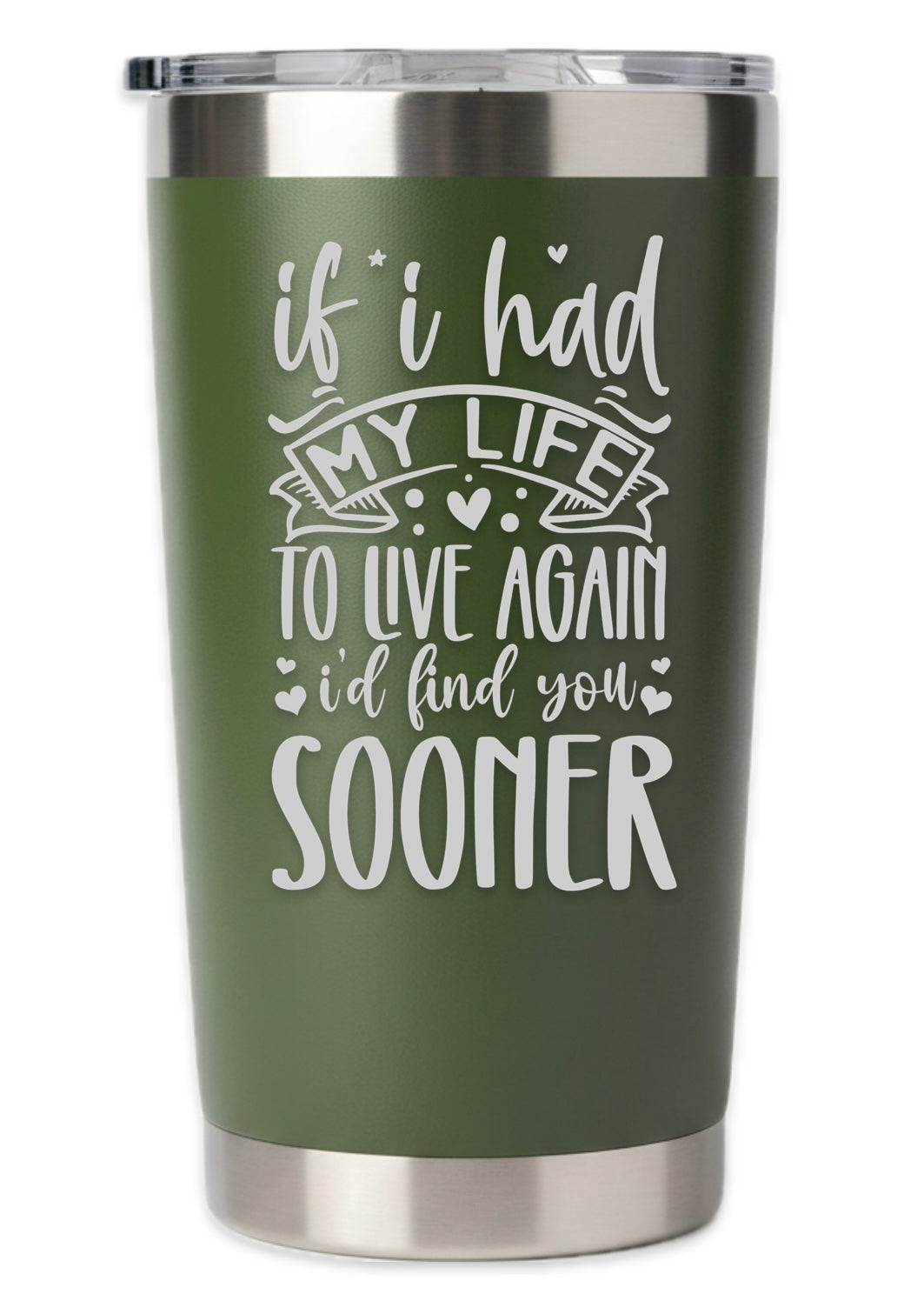 If I Had To Live My Life Again I'd Find You Sooner Tumbler