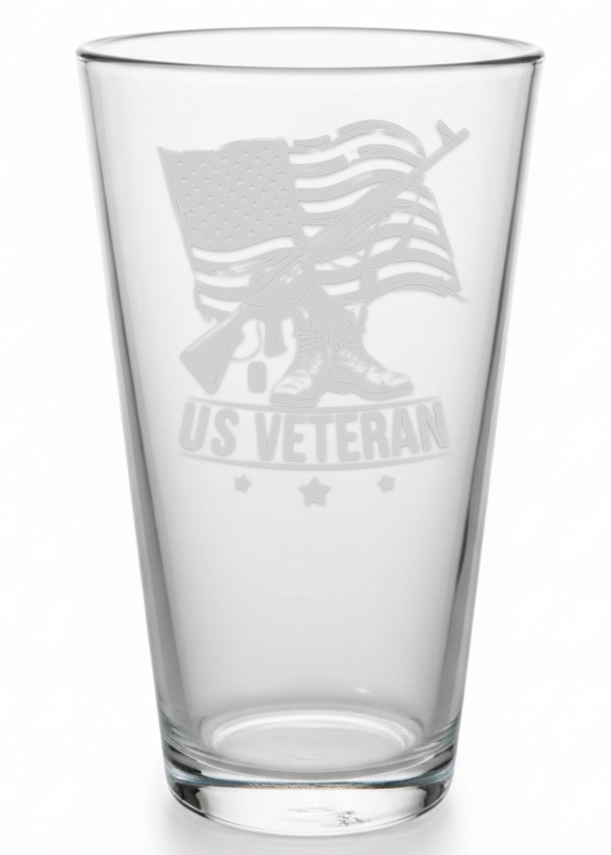 Veteran Pint Glass 16oz