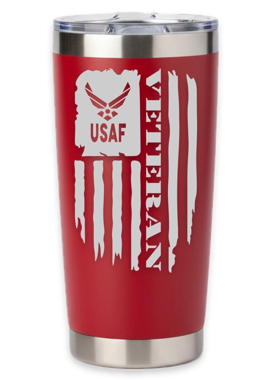 Air Force Veteran Tumbler