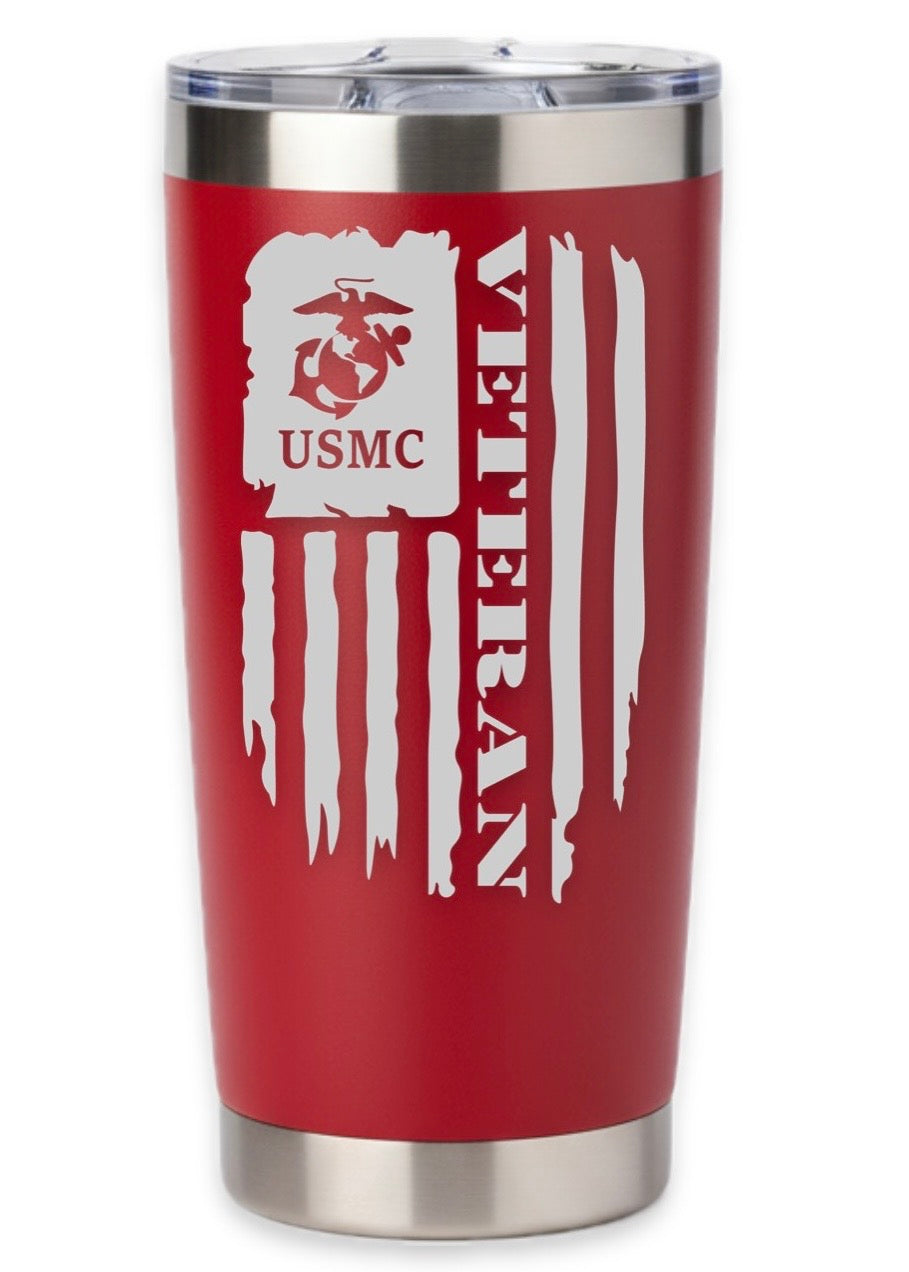 Marine Corps Veteran Tumbler