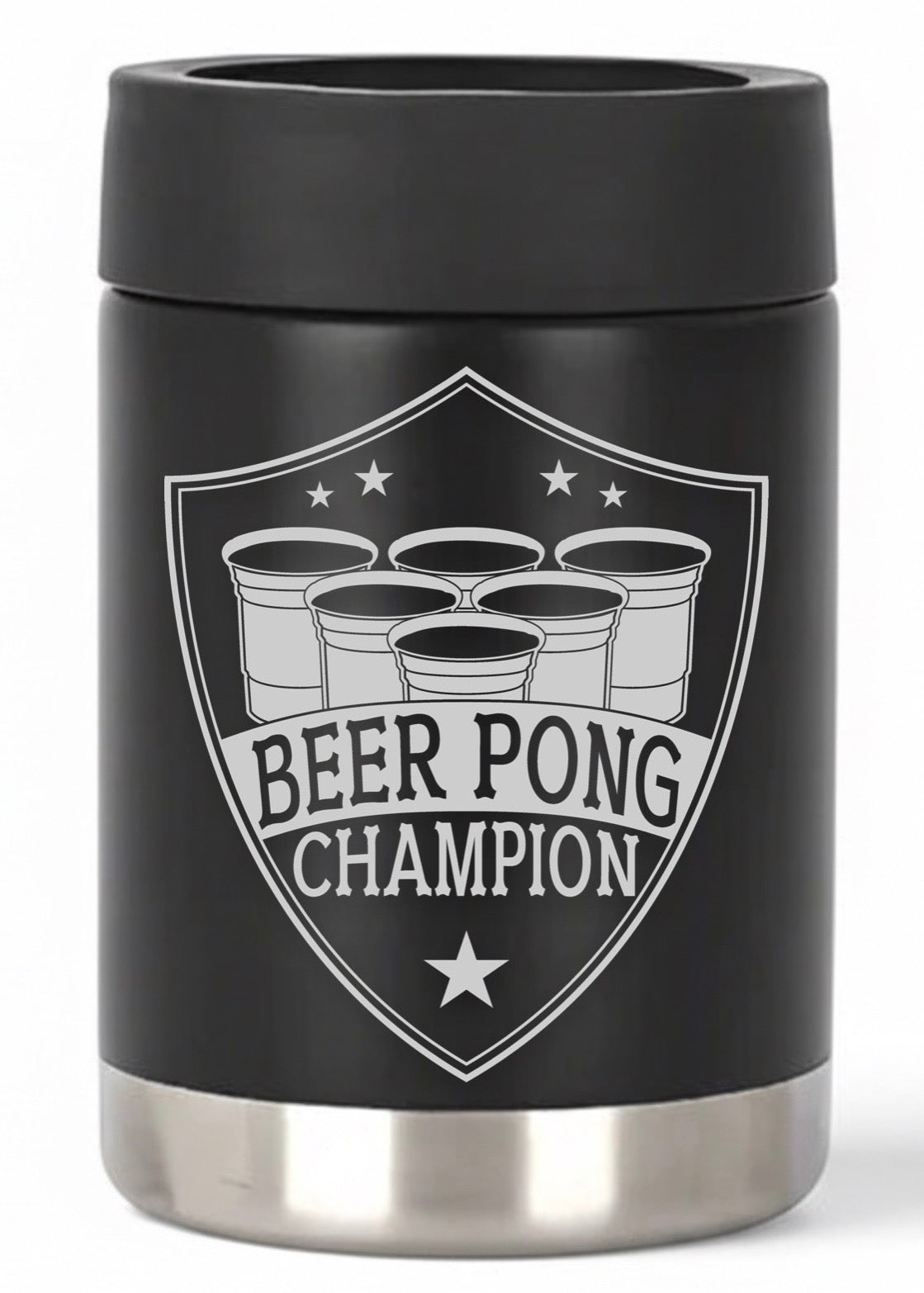12oz Beer Pong Champion Can Cooler