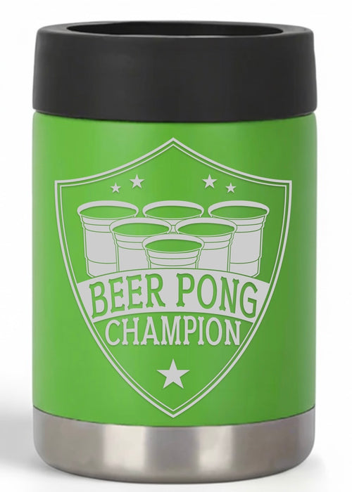 12oz Beer Pong Champion Can Cooler