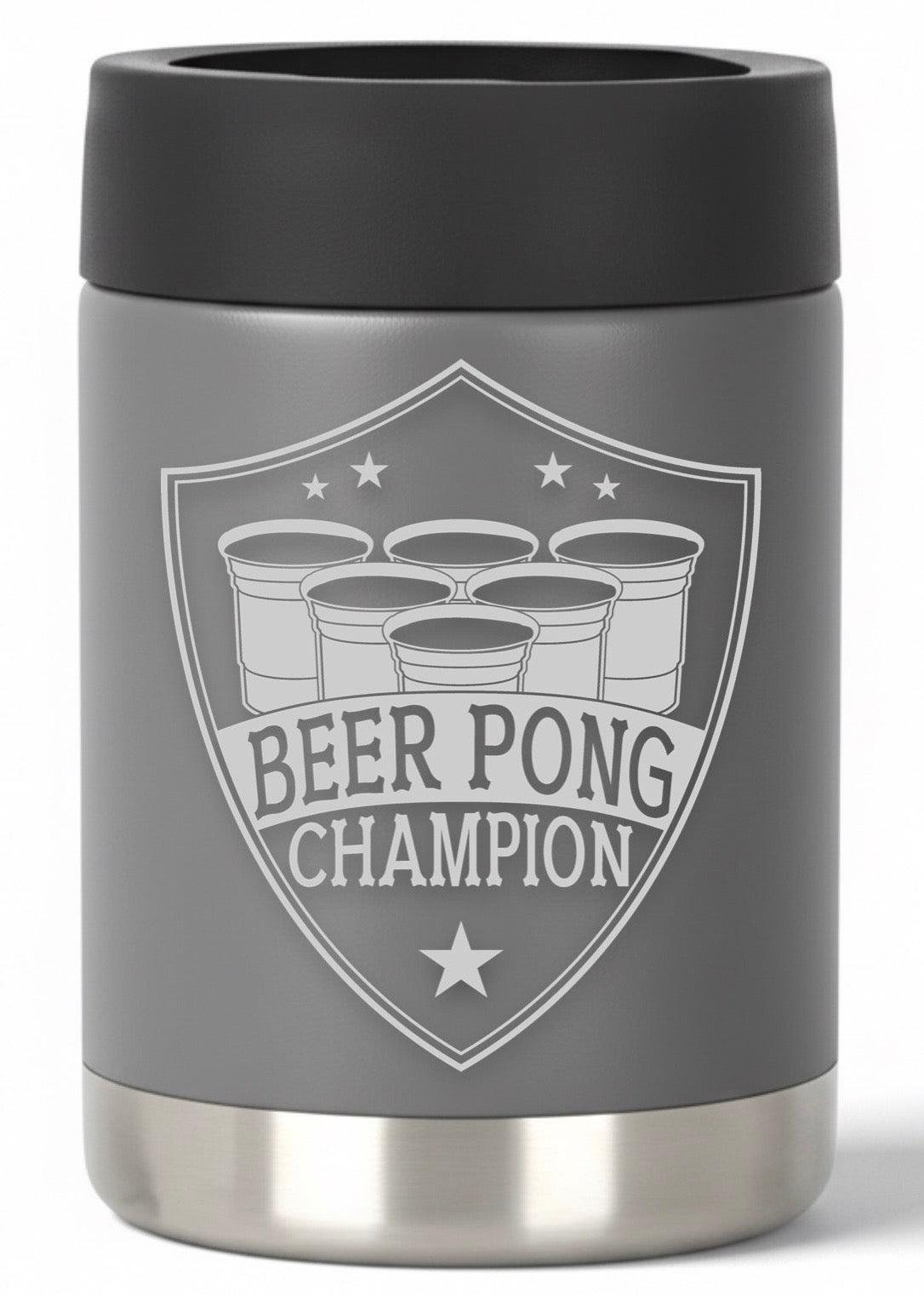 12oz Beer Pong Champion Can Cooler
